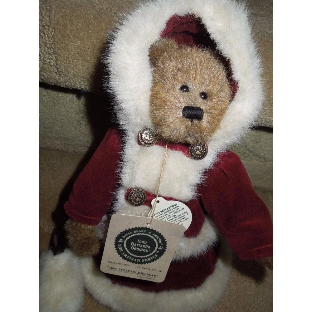 BOYDS‎ Bear Plush Mrs Fezziwig Jodi Bear 9